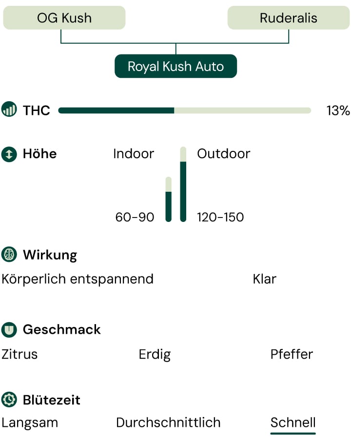 Royal Kush Auto Characteristics